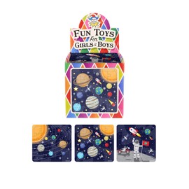 Henbrandt 10x Mini Space Jigsaw Puzzles (13x12cm) Party Favours / Loot Bag Fillers / Lucky Dip Prizes