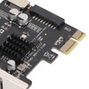 Expansion Card PCIE to USB 19Pin Good Conductivity One Piece