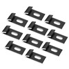 Metal Base Clips, 10Pcs Base Clips Hook Fixings Attaches Aluminium