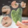 Rodillo Masaje Facial Gua Sha De Jade Antienvejecimiento Kit