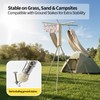 BIREN Foldable Clothes Drying Rack Tripod Clothes Rack with Clips