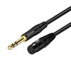 DREMAKE Balanced Cable 40 Foot TRS 6.35mm (1/4 Inch) Male