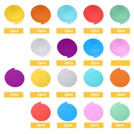 Bunte Hängewirbel aus Kunststoff, Luftschlangen, Party-Dekorationen, Party-Luftschlangen, Dekoration für Decke, Geburtstag, Hochzeit, Babyparty, Klassenzimmer, Candyland, 36 Stück