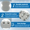 4pcs Silicone Shower Head Holder, Universal Relocatable Shower Head Suction
