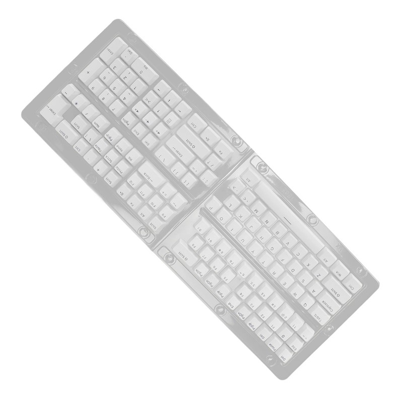 132 Key PBT Keyboard Keycaps OEM Height Secondary Injection Molding