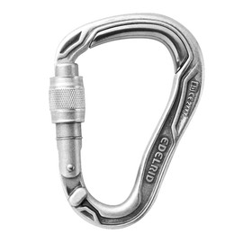 EDELRID Unisex - Adult HMS Bulletproof Screw Eco Carabiner, One Size