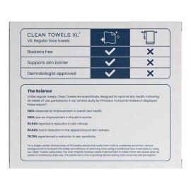 Mini Clean Skin Club Clean Towel Xl Para Viaje 10 Count Blanco Clean Towels Xl 10 Ct