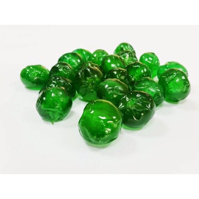 Imported Italian Green Candied Cherries, 2 lbs