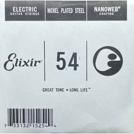 Elixir® Saiten E-Gitarre-Einzelsaite mit NANOWEB® Beschichtung (.054)