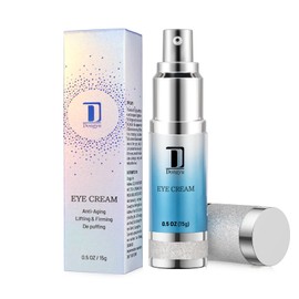 Dongyu Caffeine Eye Cream For Wrinkles: Eye Cream Anti Aging For Dark Circles Puffiness Daily Skincare Women Men (15g)