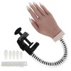 Nail Art Practice Hand Silicone Bendable Joints False Nail Tips