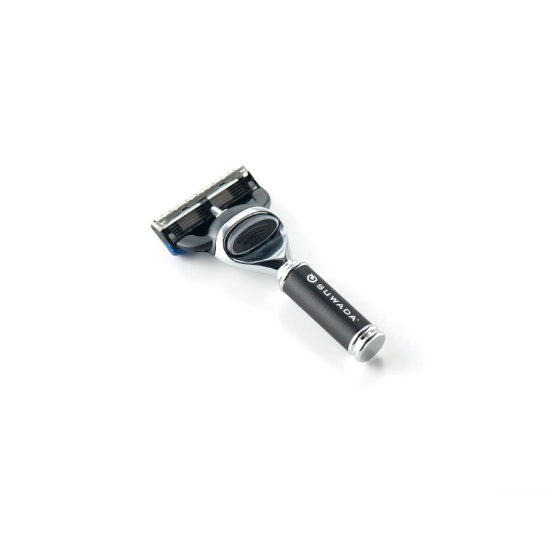 SUWADA Travel Set [Black] Nail Clipper Mini & Travel Razor