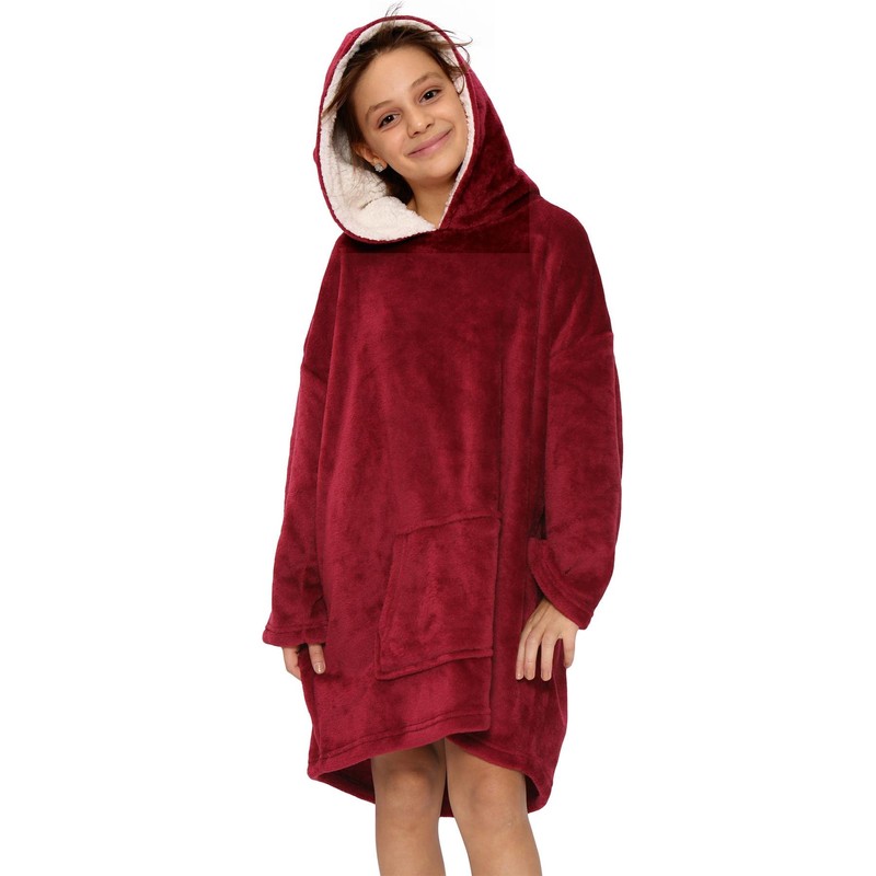 A2Z 4 Kids Girls Boys Oversized Hoodie Snuggle Blanket Super