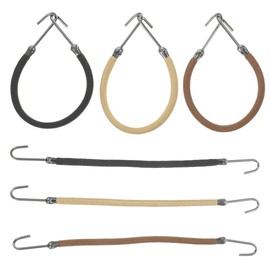 Ponytail Hooks, Pack of 6 Ponytail Hair Clips with Elastic Hooks, Elastic Hair Bobbles, Styling Hooks for Ponytail Holder, Hair Cord, Women, Girls, Curly Hair, Long Hair, Thick