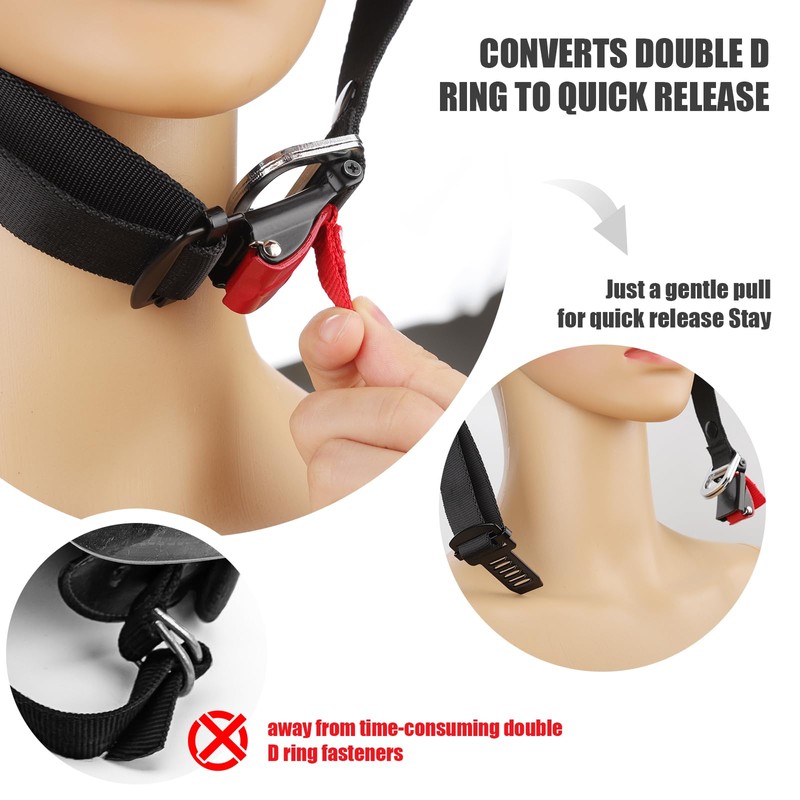 Helmet Quick Release Buckle Kit, Quick Release Strap Buckle Replacement