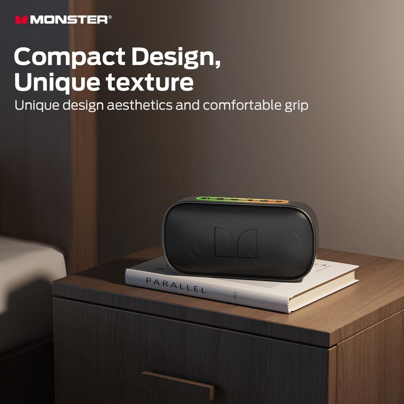 Monster S150 Speaker, Strong Bluetooth 5.4, IPX7 Waterproof Wireless Speaker,