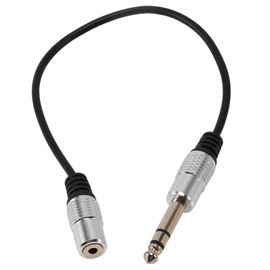 Aswalling 1/4 inch to 3.5mm Stereo Adapter Cable 6.35mm TRS Male to 3.5mm Female Quarter Inch Headphone Jack Converter AUX Connector Cable