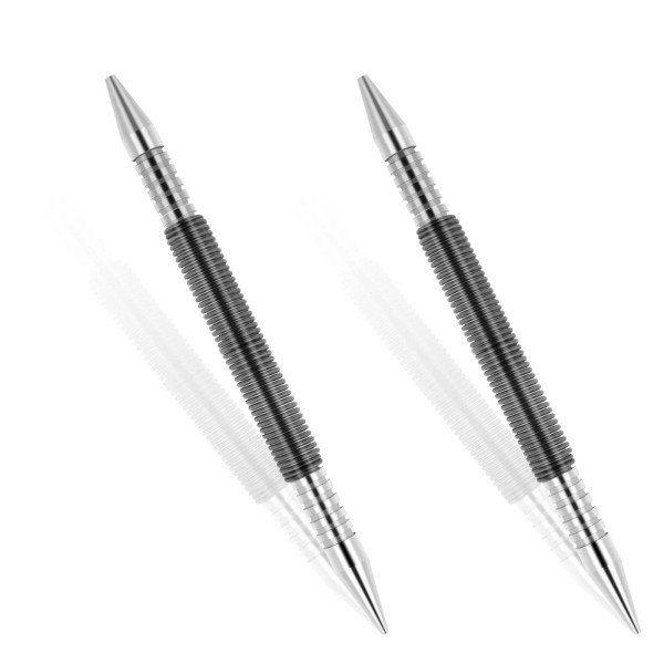 Thinp 2 Pieces Spring Nail Set, Nail Set Tool and