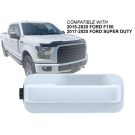 APA Replacement White Exterior Door Handle for 2015-2020 F150 2017-2020 Super Duty Front or Rear Passenger Side
