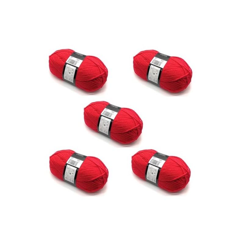 Lexicon Select Pack of 5 x 100g Balls Aran Wool