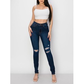 ANGIE HIGH WAIST JEAN - Color: MEDIUM