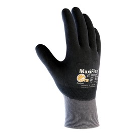 MaxiFlex Ultimate 34-876/XL Seamless Knit Nylon/Lycra Glove with Nitrile Coated Micro-Foam Grip on Full Hand