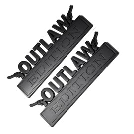 2x OUTLAW EDITION Badge,OUTLAW Emblem,Nameplate,for Car Pickup Motorcycle
