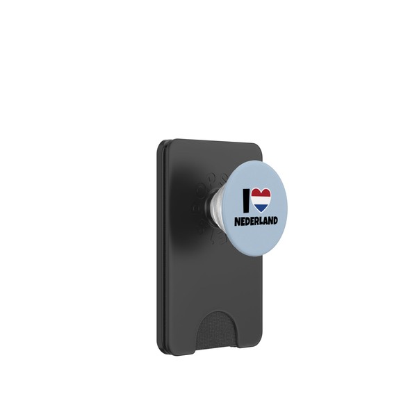 I Love Nederland with Netherlands Holland Flag and Heart PopSockets