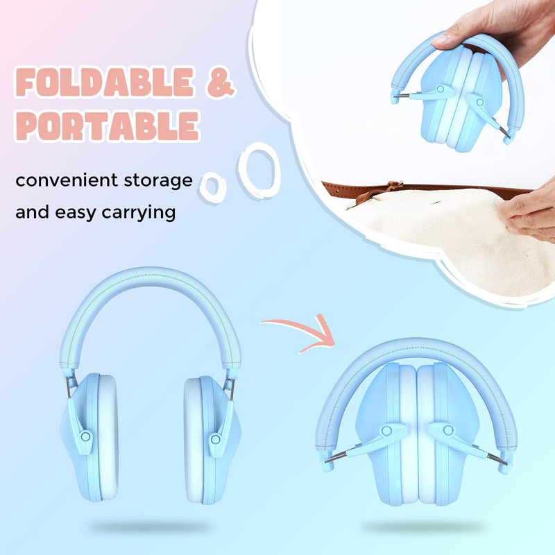 [ProCase] Kids Toddlers Noise Prevention Safety Earmuffs Sound Isolating Hearing