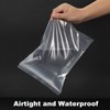 Foopama 9" x 12" Thick 4 Mil Clear Zip Poly