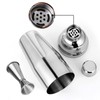 Cocktail Shaker 750 ml Jigger 25/50 ml with Internal Measuring