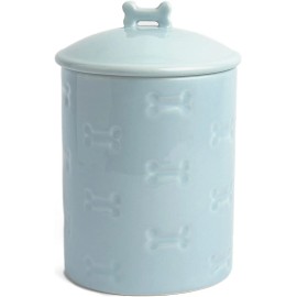 Park Life Designs - Ceramic Pet Treat Jar with Airtight Lid for Dogs, Cats