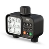 2-Zone Digital Garden Water Timer with Rain Sensor – Automatic