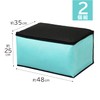 Astro 618-76 Storage Case for Blankets, Water Blue x Black,