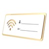 OHPHCALL 2pcs Portable WiFi Board Sign Guest Room Essentials WiFi