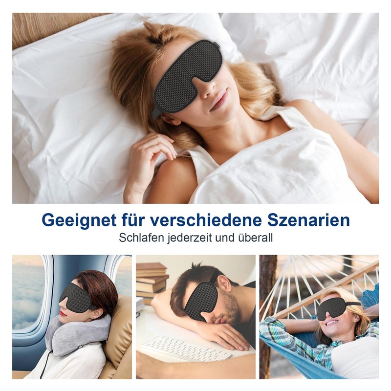 SURFOU Sleeping Mask for Men Women, Sleeping Mask, Side Sleeper,