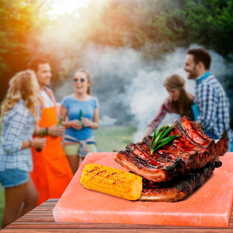 FOCUS NUTRITION Pink Himalayan Salt Block - Salt Stone For