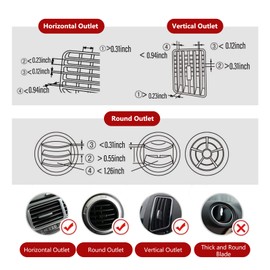 Yonput 1 PC Car Air Vent Cup Bottle Mount, Universal Drink Bottle Bracket Stand for Coffee, Water, Juice, Tea, Multi-Function Drink Holder for Car, Water Bottle Holder, Drink Stand (Black)