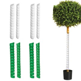 Plastic Spiral-Type Tree Guard, Tree Trunk Protector Tree Guards, 8 Pcs Tree Trunk Protector with 2 Size, Tree Bark Protector Tube Wraps to Protect Saplings Plants from Deer Rabbit Cats Rodents Mowers