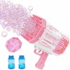 bazooka 88Hole Magic Rocket Launcher Pink Bubble Gun Bubble Bazooka