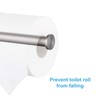 TASTOS Toilet Paper Holder SUS304 Stainless Steel Round Size Brushed