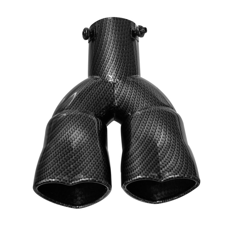 OtpOutopa Dual Exhaust Tip 2.5 inch Inlet, Universal Car Exhaust