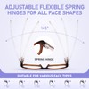 Kerecsen Reading Glasses 5 Pairs Fashion Ladies Readers Spring Hinge