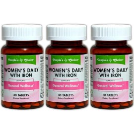People's Choice Women's Daily with Iron Supplement 2 Bottles USA Made,11/2026