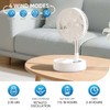 Portable Foldable Fan, Rechargeable Fan with Remote, Telescopic & Adjustable