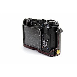 SIUTATDSH Camera Case, Grained Cowhide Leather, Compatible with Olympus Olympus PEN F PEN-F PENF Case, Liner Case, Camera Holder, Earthquake-proof, Shock Resistant, Convenient, Tripod Mountable,