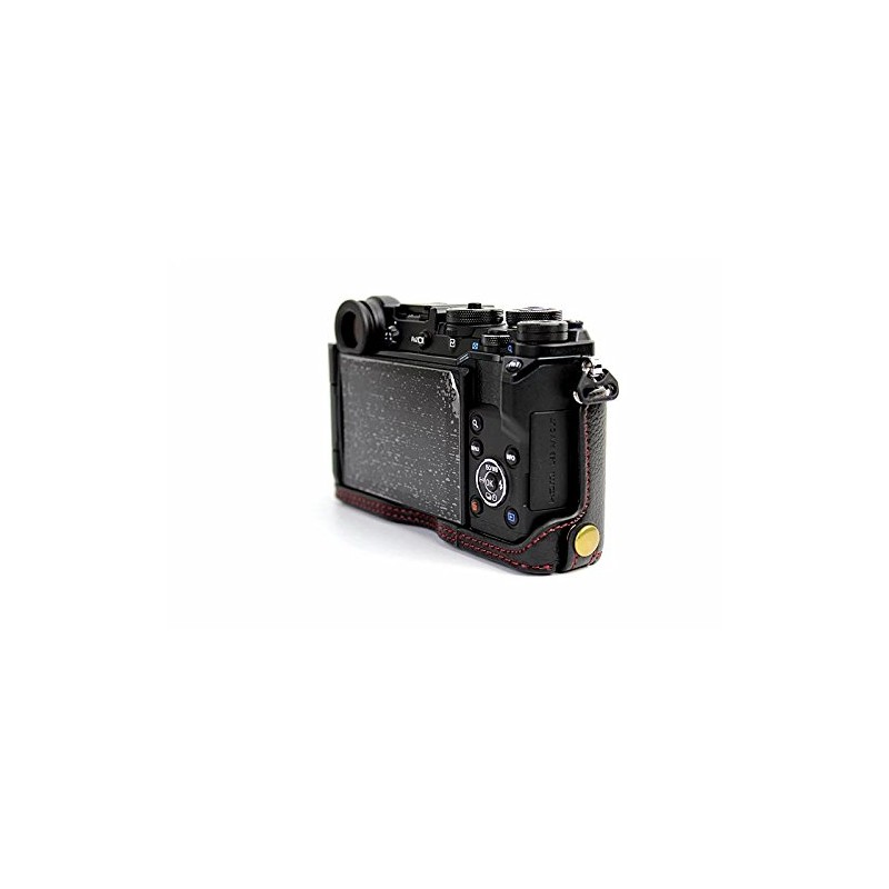 SIUTATDSH Camera Case, Grained Cowhide Leather, Compatible with Olympus Olympus