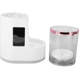 Máquina Limpiadora de Brochas de Maquillaje Eléctrica con Secado Rápido, Diseño Multifuncional Todo en para Uso Profesional y Doméstico, Limpia Profundamente Todas las Brochas