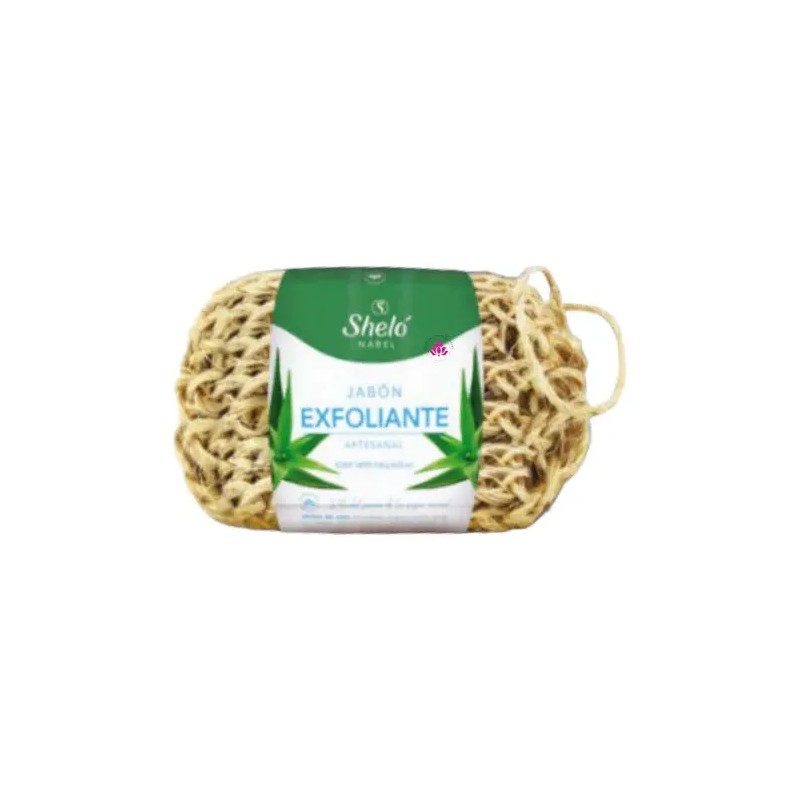 Jabón Exfoliante Corporal Sheló Nabel con Algas y Sábila