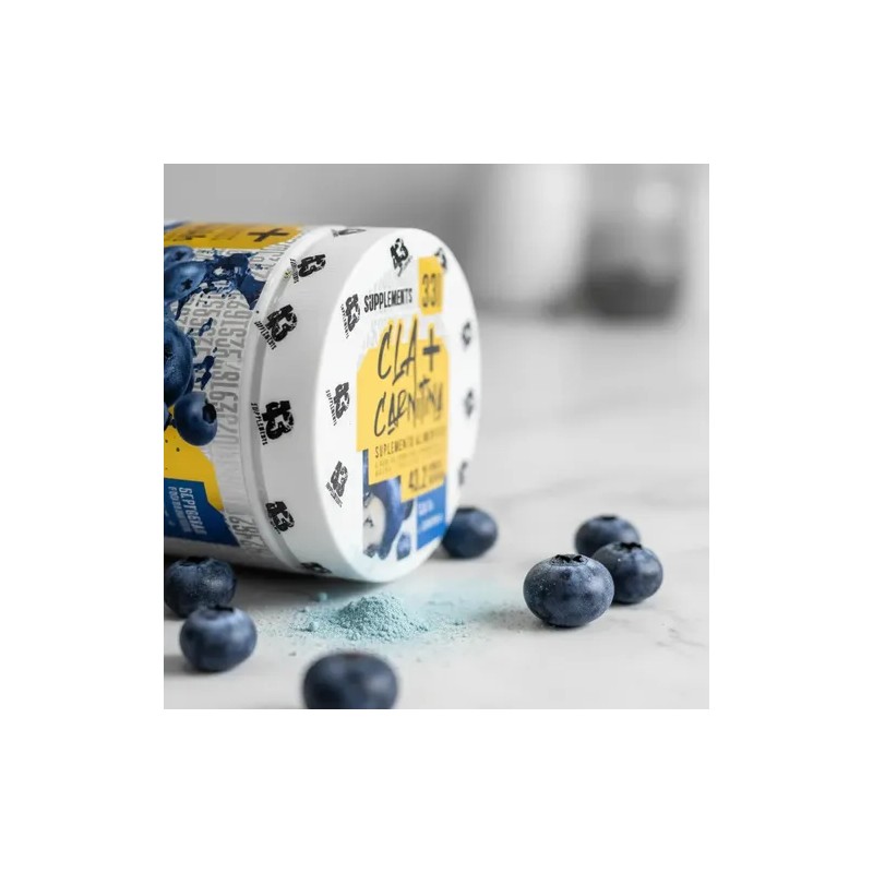 Suplemento Cla Carnitina 333gr Servicios Supplements Sabor Mora Azul